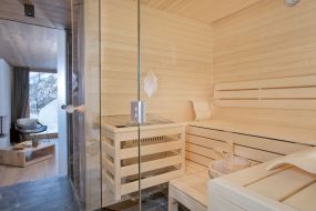 Sauna mit Dusche und Toilet