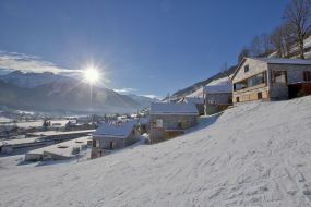Ski Piste am Chalet
